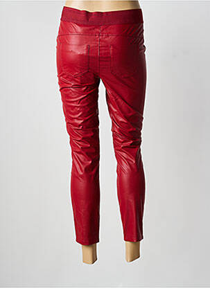 Pantalon 7/8 stretch taille normale rouge STREET ONE femme