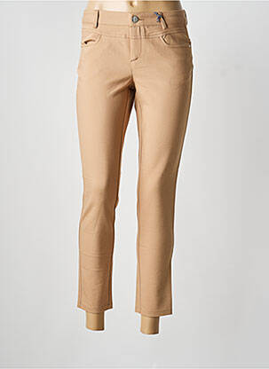 Pantalon 7/8 stretch taille normale marron STREET ONE femme