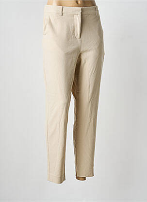Pantalon 7/8 stretch taille normale beige B.YOUNG femme