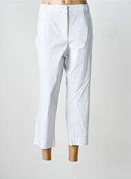Pantacourt coupe droite taille normale blanc JULIE GUERLANDE femme