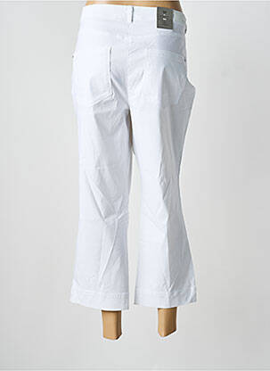 Pantacourt coupe droite taille normale blanc JULIE GUERLANDE femme