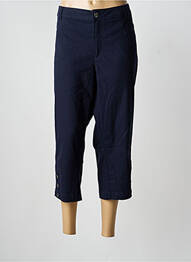 Pantacourt coupe droite taille normale bleu CISO femme