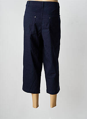Pantacourt coupe droite taille normale bleu CISO femme