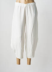 Pantacourt blanc POISSONS BLANCS femme seconde vue