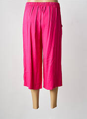 Pantacourt rose COULEURS DU TEMPS femme seconde vue