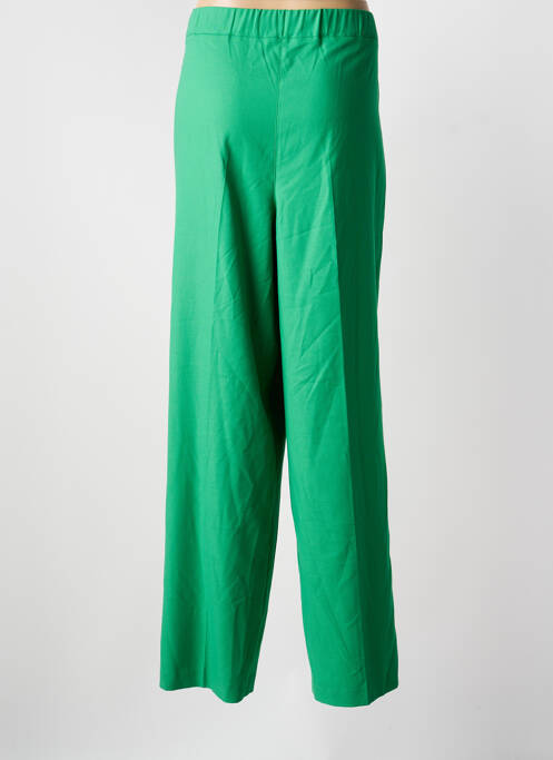 Pantalon droit stretch taille normale vert JULIE GUERLANDE femme
