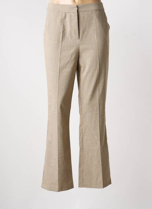Pantalon droit stretch taille normale beige B.YOUNG femme