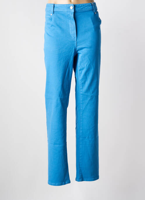 Jeans coupe droite stretch taille normale bleu DIANE LAURY femme