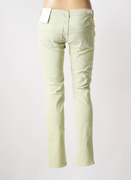 Jeans coupe slim stretch taille normale vert STREET ONE femme