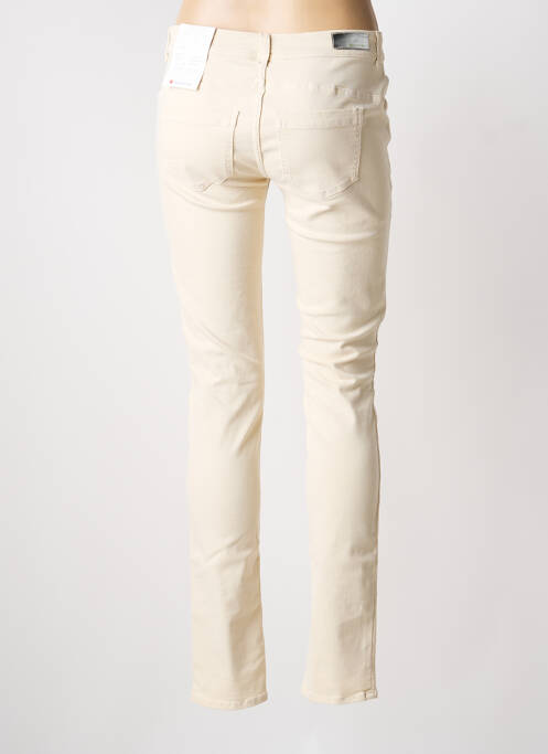 Pantalon slim taille basse taille basse beige STREET ONE femme
