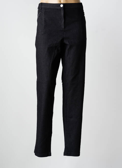Pantalon droit stretch taille normale gris CHRISTINE LAURE femme