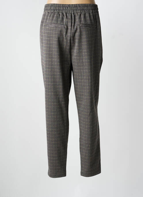 Pantalon droit stretch taille normale noir B.YOUNG femme