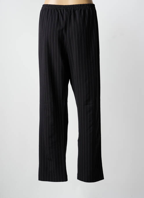 Pantalon droit stretch taille normale noir FRANCK ANNA femme