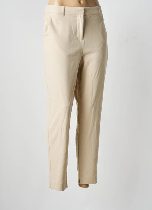 Pantalon 7/8 stretch taille normale beige B.YOUNG femme