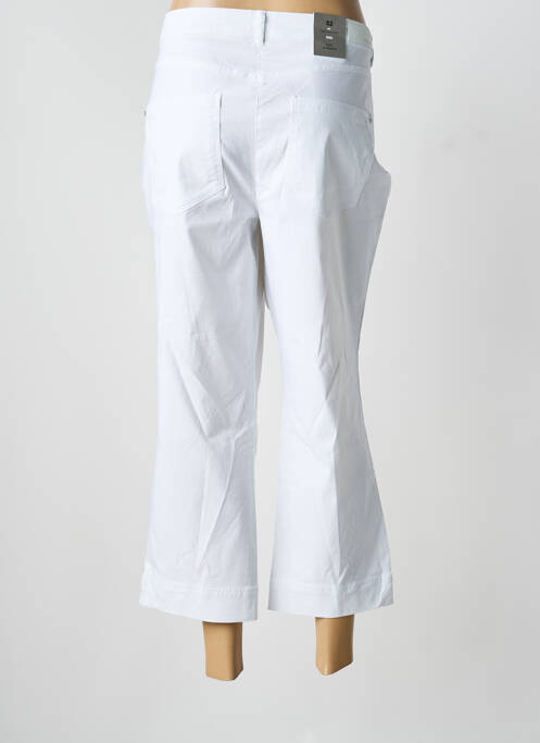 Pantacourt stretch taille normale blanc JULIE GUERLANDE femme