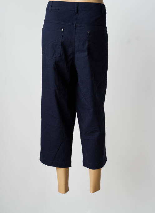 Pantacourt coupe droite taille normale bleu CISO femme