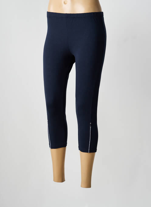 Corsaire taille élastique bleu KALISSON femme