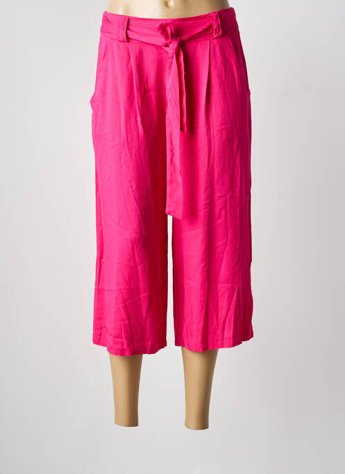 Pantacourt rose COULEURS DU TEMPS femme