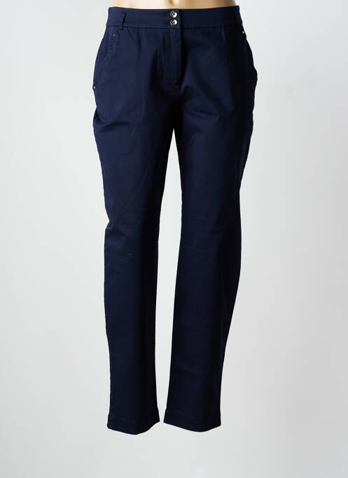 Pantalon slim bleu CHRISTINE LAURE femme