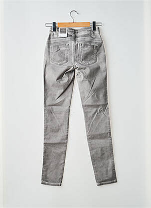 Pantalon slim tissage enduit taille normale gris STREET ONE femme