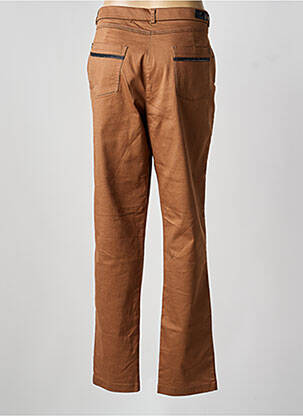 Pantalon droit stretch taille normale marron CHRISTINE LAURE femme