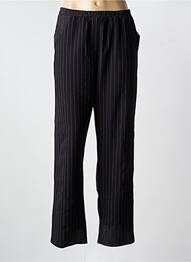 Pantalon droit stretch taille normale noir FRANCK ANNA femme