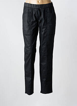 Pantalon slim taille élastique taille normale noir TONI femme