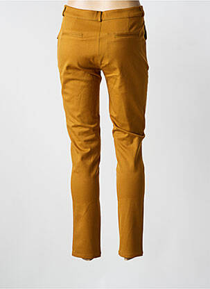 Pantalon slim tissage popeline taille normale marron LE PETIT BAIGNEUR femme