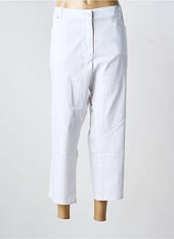 Pantacourt coupe droite taille normale blanc DIANE LAURY femme