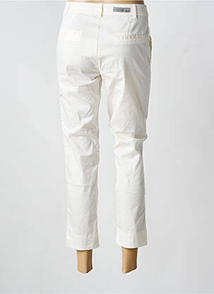Pantalon 7/8 tissage popeline taille normale blanc LA FIANCEE DU MEKONG femme