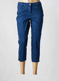 Pantacourt stretch taille normale bleu CECIL femme
