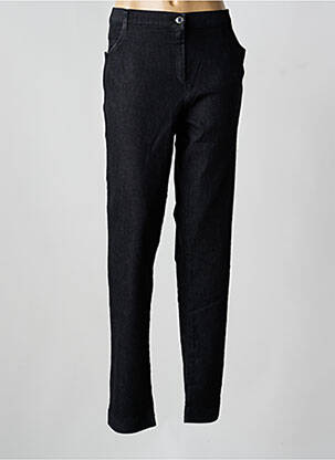 Jeans coupe droite noir CHRISTINE LAURE femme