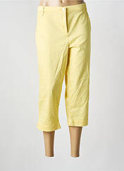 Pantacourt jaune CHRISTINE LAURE femme seconde vue