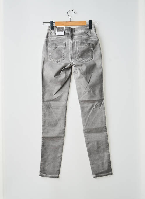 Pantalon slim tissage enduit taille normale gris STREET ONE femme