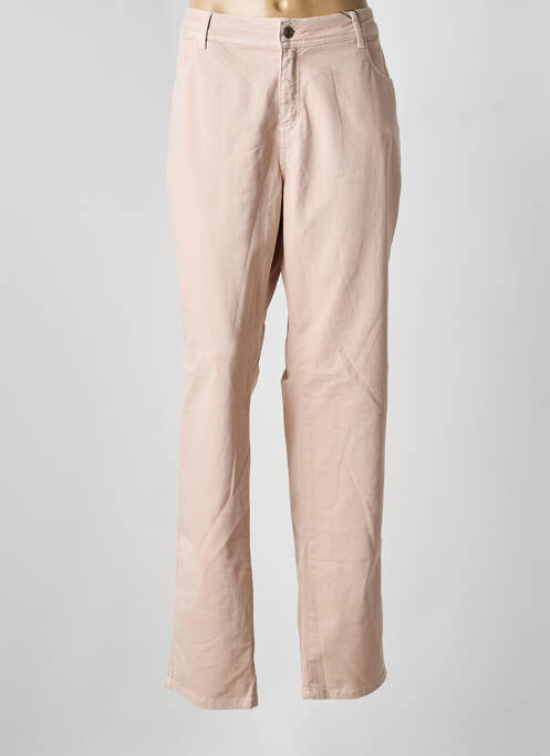 Pantalon droit stretch taille normale rose JENSEN femme