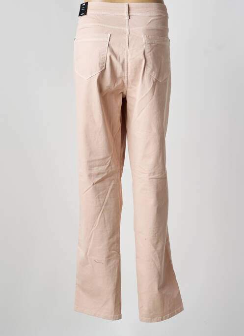 Pantalon droit stretch taille normale rose JENSEN femme