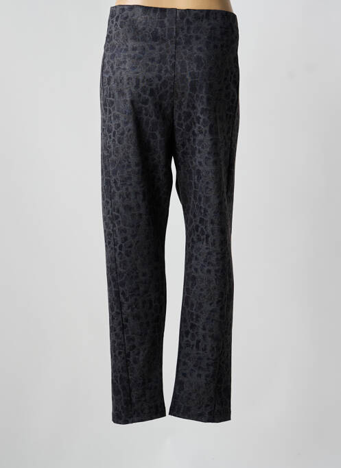 Pantalon slim taille élastique taille normale gris FRANCK ANNA femme