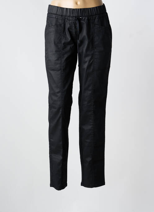 Pantalon slim taille élastique taille normale noir TONI femme