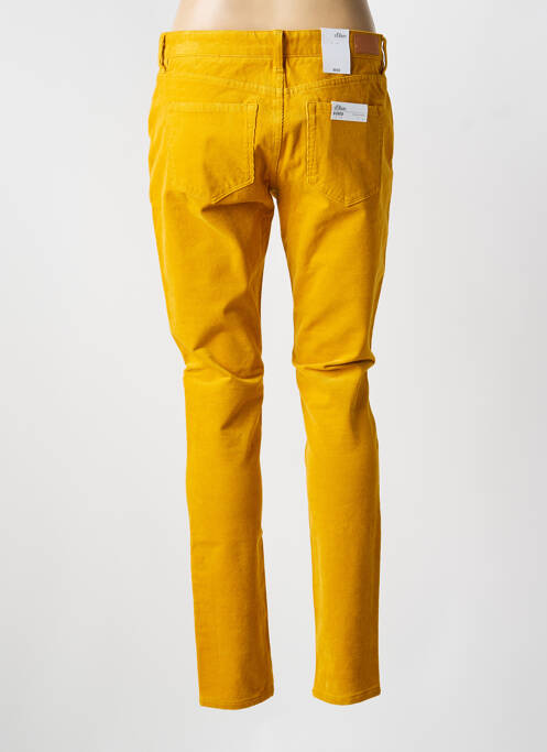 Pantalon slim stretch taille normale jaune S.OLIVER femme