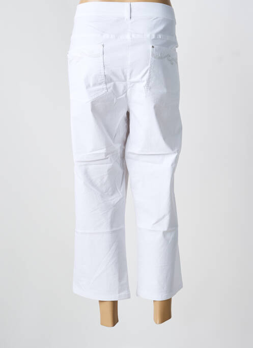 Pantacourt coupe droite taille normale blanc DIANE LAURY femme