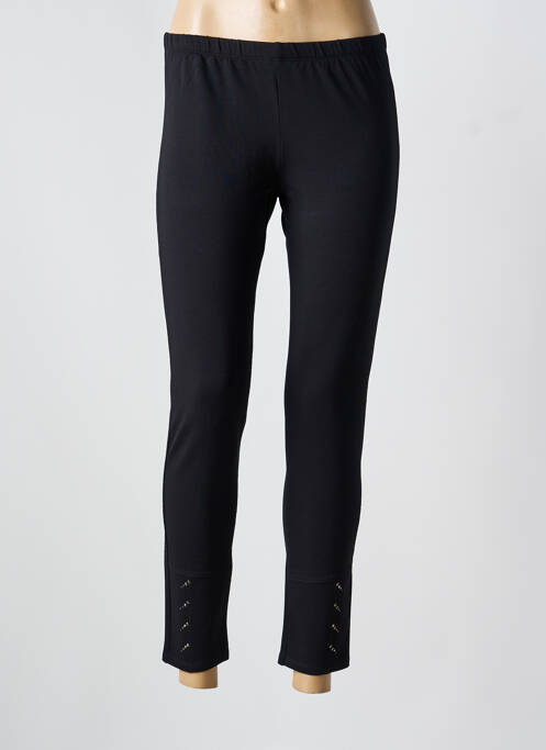 Legging stretch taille normale noir KALISSON femme