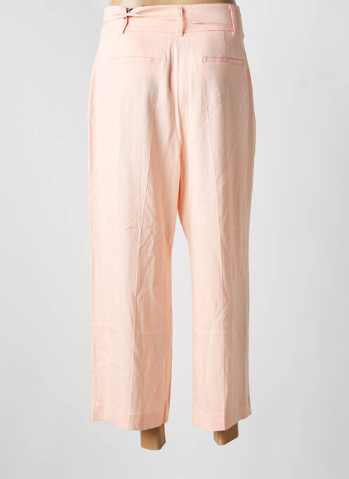 Pantalon 7/8 tissage popeline taille normale rose S.OLIVER femme