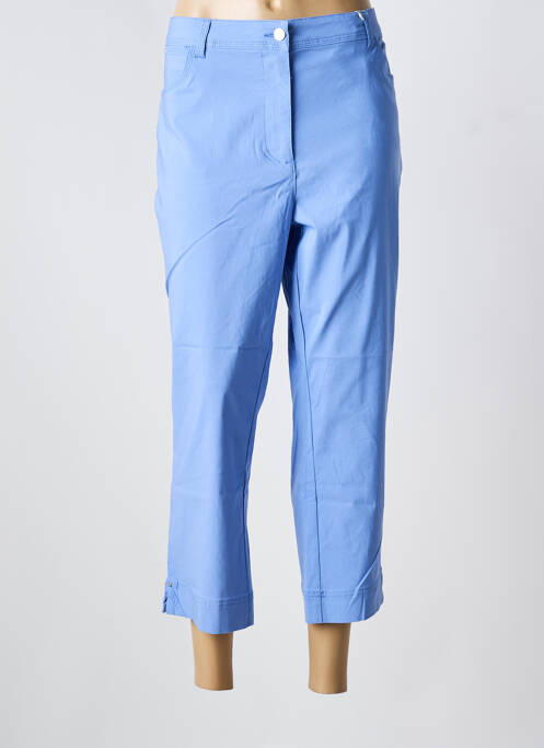 Pantacourt coupe droite taille normale bleu DIANE LAURY femme