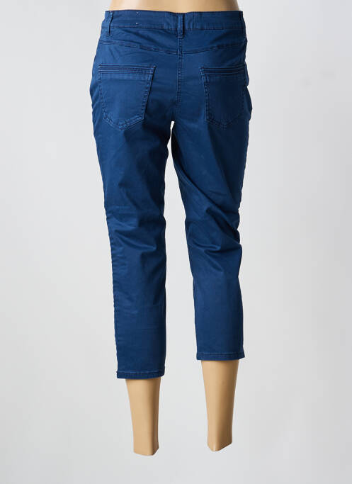 Pantacourt stretch taille normale bleu CECIL femme