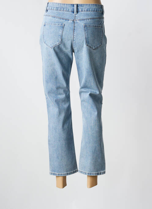 Jeans coupe droite bleu JULIE GUERLANDE femme