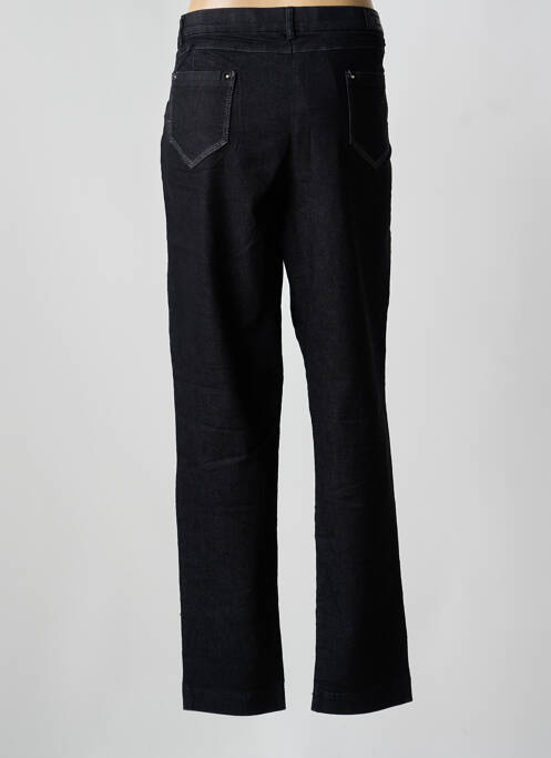 Jeans coupe droite noir CHRISTINE LAURE femme