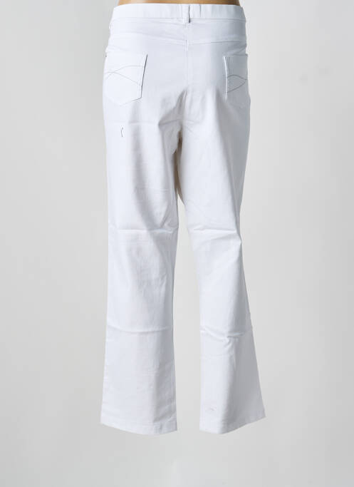 Pantalon droit blanc CHRISTINE LAURE femme