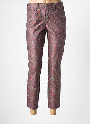 Pantalon 7/8 stretch taille normale violet HEINE femme