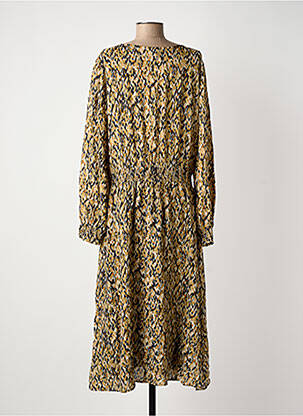 Robe longue manches longues manches longues noir C'EST BEAU LA VIE femme