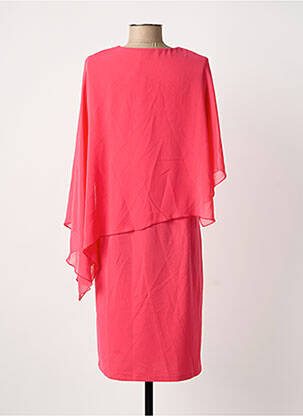 Robe mi-longue sans manche sans manche rose UNICA PLUS femme